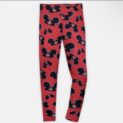 NWT Disney Parks Exclusive Mickey Club Ear Hat Icon Mouseketeer Leggings Size 1X