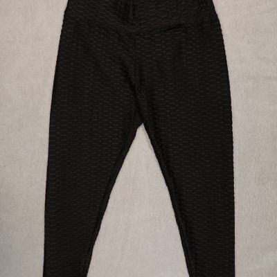 Shein Curve Womens Black Booty Lift Leggings Size 3XL