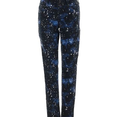 Black Heart Women Blue Leggings 1