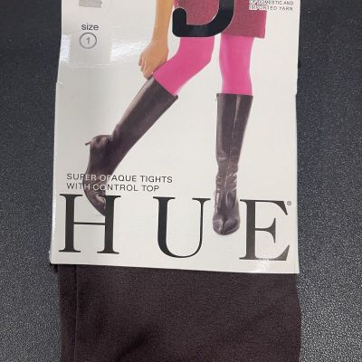 Hue Women's Super Opaque Control Top Tights Brown Size 1    5050