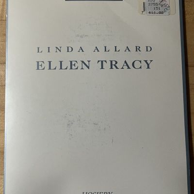 Linda Allard Ellen Tracy Sheer Control Top pantyhose Size Medium Ivory