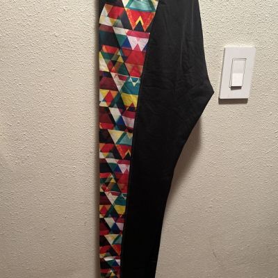 Luluroe Jordan Workout Leggings Medium Multicolor Stretch