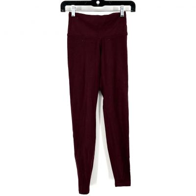 Old Navy Active size XS purple maroon burgundy full length athletic leggings