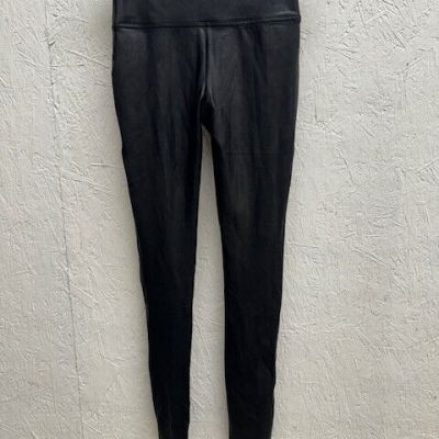 Faux Leather Black Legging - Juniors Size S/P