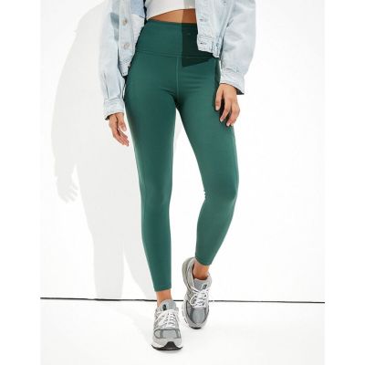 NWT AE The Everything Pocket Highest Waist Legging Teal green Size Medium