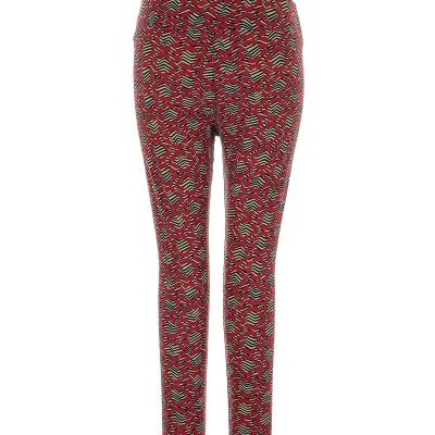 Lularoe Women Red Leggings 1X Plus