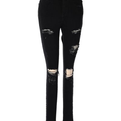 Topshop Women Black Jeggings 28W