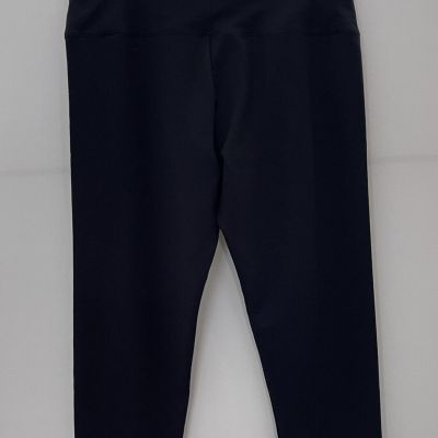 New! XL Soft Surroundings Viscose Nylon Stretch Black Crop 21” Pull-on Legging