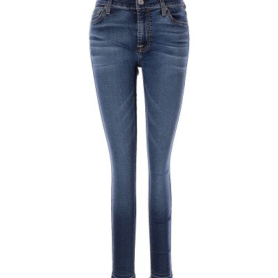 7 For All Mankind Women Blue Jeggings 26W