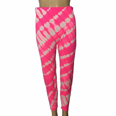 Victoria's Secret Pink Seamless High-Waist Leggings Sz Large Bright Pink