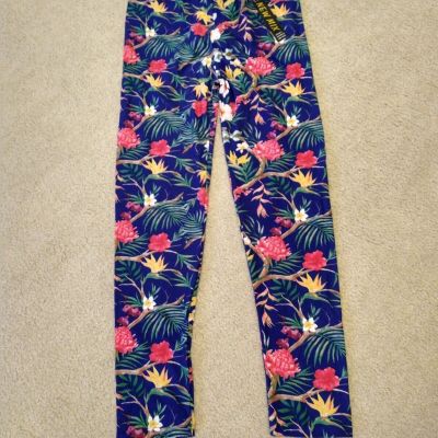 New Mix leggings Lot of3 Plus SZ tall ankle bright color butterflies and flowers