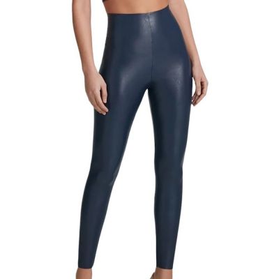 Commando Faux Leather Legging Navy Small