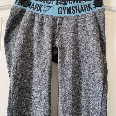 Gymshark Flex Women Size Medium Seamless Gray Leggings LOGO Yoga Workout Pant