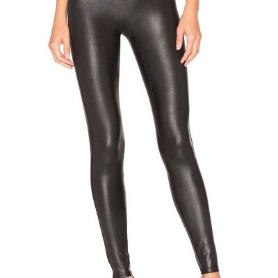 SPANX Faux Leather Leggings Size Medium