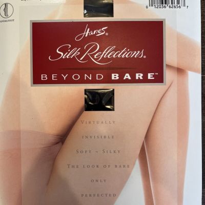 Sandalfoot Hanes Silk Reflections Beyond Ebony Size CD Control Top