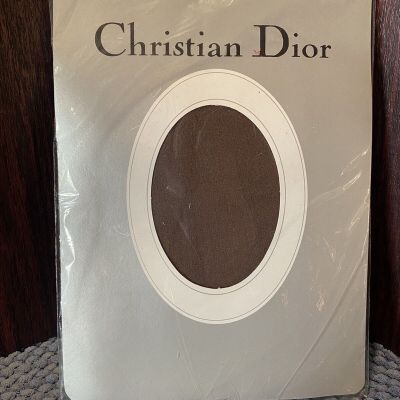 Vintage NIP Christian Dior Control Top Sheer Leg French Taupe  Pantyhose, size 2