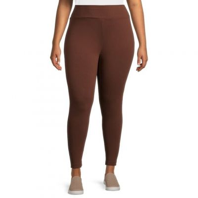 New Terra & Sky Cinnamon Stick Size 1XL Full Length Leggings Super Soft Plus