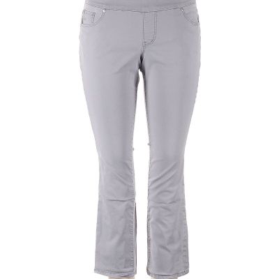 Jag Jeans Women Gray Jeggings 14 Petites