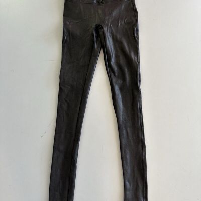 Spanx Size Small Faux Leather Leggings for Women - Black