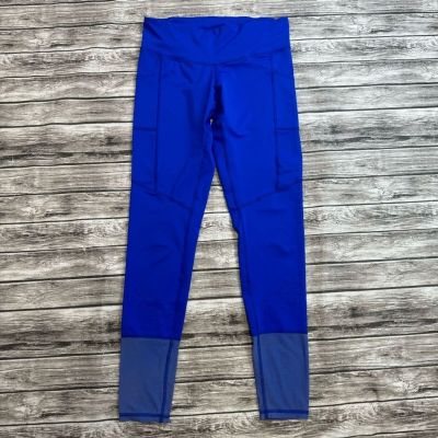 C9 by Champion Women's Crop Running Leggings M Med Medium Bright Cobalt Blue