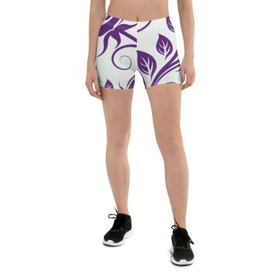 Women's Shorts Wild Rose Design