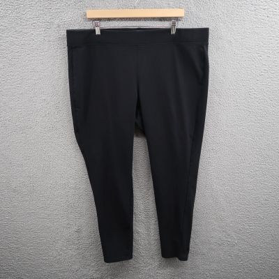 Old Navy Leggings Womens XXL Black Stretch Waist Pull On Active