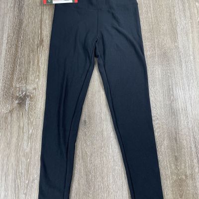 Orvis Cozy Yoga Pants Legging Women M Charcoal soft Fleece High Rise Pull On NWT