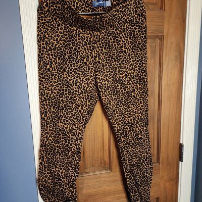 Old Navy Stevie leopard print leggings new without tags size 1x plus