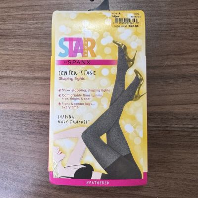 Star Power by Spanx Center Stage Shaping Tights Heathered Java Brown Size A NEW