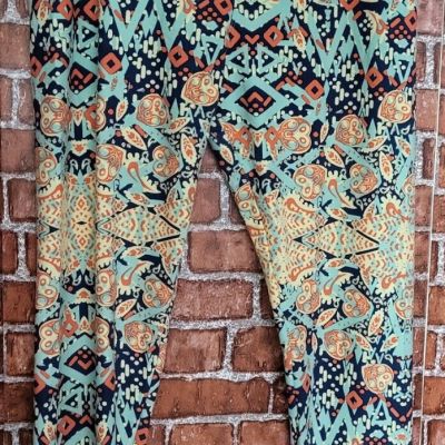 LuLaRoe Women's Multicolor Elastic Waist Leggings Size T/C Tall Curvy