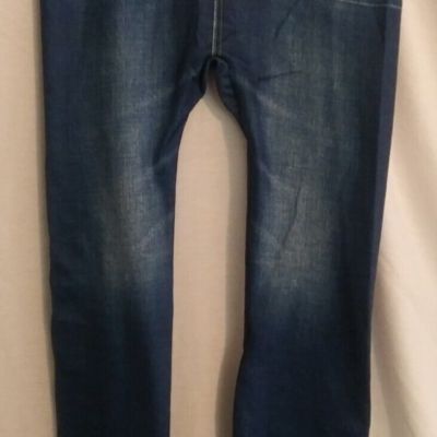 Jeaneez Comfortable Leggings Faux Distressed Jeans S M L Waist 26 to 32 NWOT