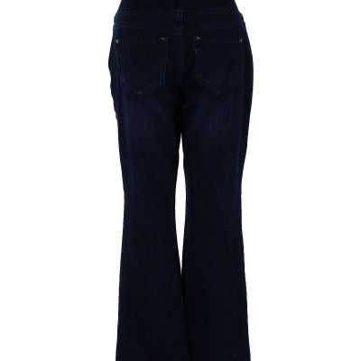 Belle By Kim Gravel Women Blue Jeggings 4 Petites