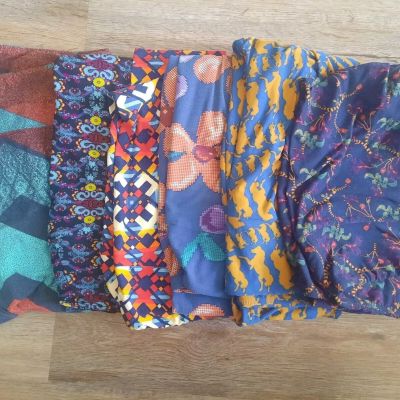 LuLaRoe Leggings Women’s TC Tall and Curvy Lot of 6 Leggings