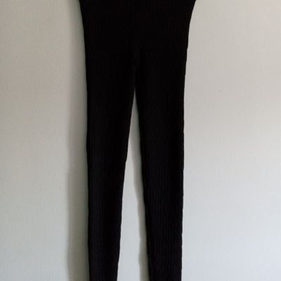 Daisy Black Tights Cable Size 1X