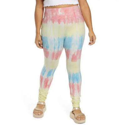 BP Nude High Waist Athleisure Ankle Leggings Size 3X Women’s Tie Dye NWT!