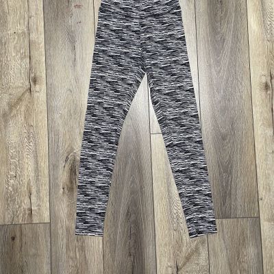 Flirtitude Black and White and Grey Workout Leggings, X-Small