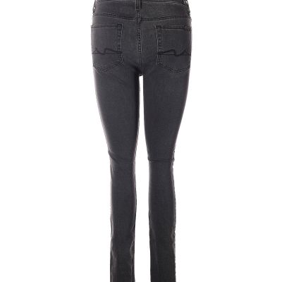 7 For All Mankind Women Gray Jeggings 28W