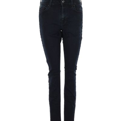 7 For All Mankind Women Blue Jeggings 27W