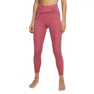 Nike Women's Yoga Dots Twist 7/8 Capri leggings xs