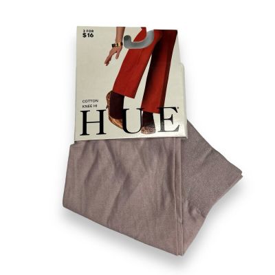 HUE Womens Cotton Knee High Sachet Pink One Size Fits Most 1 Pair NEW