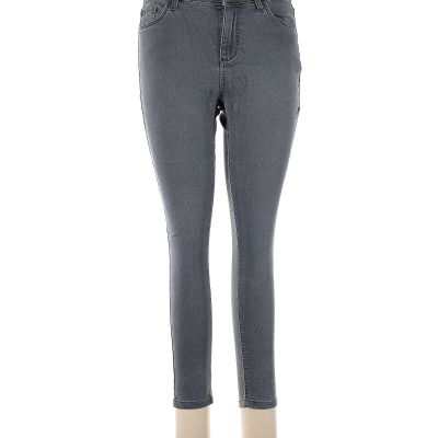 Topshop Women Gray Jeggings 30W