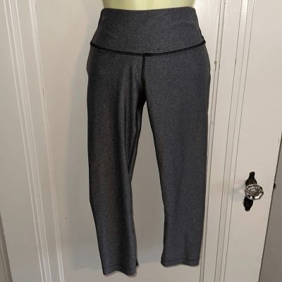 OC gray polyester/elastane low rise Capri exercise leggings