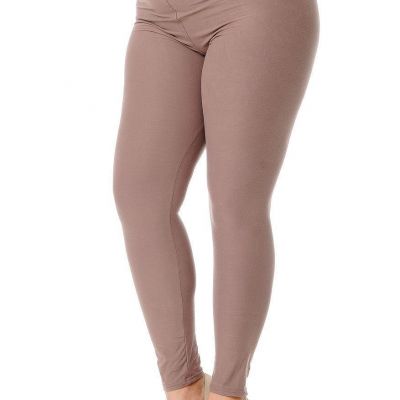 LADIES PLUS SIZE MOCHA LEGGINGS FIT SIZES 12-22 NWT 1000000216