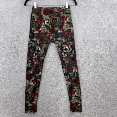 Lularoe Womens Legging Multicolor Floral Elastic Waist Stretch One Size