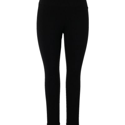 Hot Kiss Women Black Leggings 2X Plus