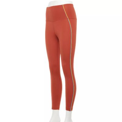 New Women's Nike Yoga Ankle Training Leggings Orange Size XS MSRP:$65