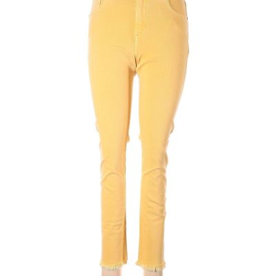 Ann Taylor LOFT Women Yellow Jeggings 28W