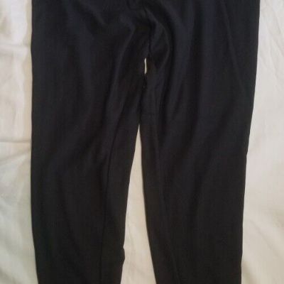 ORVIS Womens Black Midweight High Rise Soft Fleece Cozy Lined Leggings XL NWT