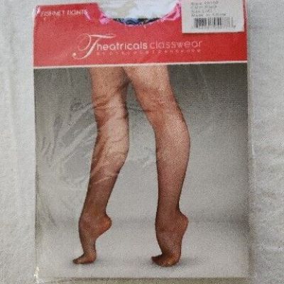 Theatricals Classwear Fishnet Tights Black Size L/XL NEW