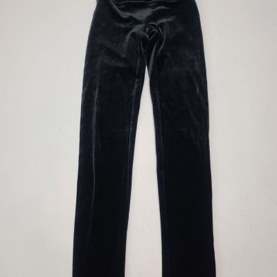 Spanx Black Velvet Leggings Style 2070 Size S Womens